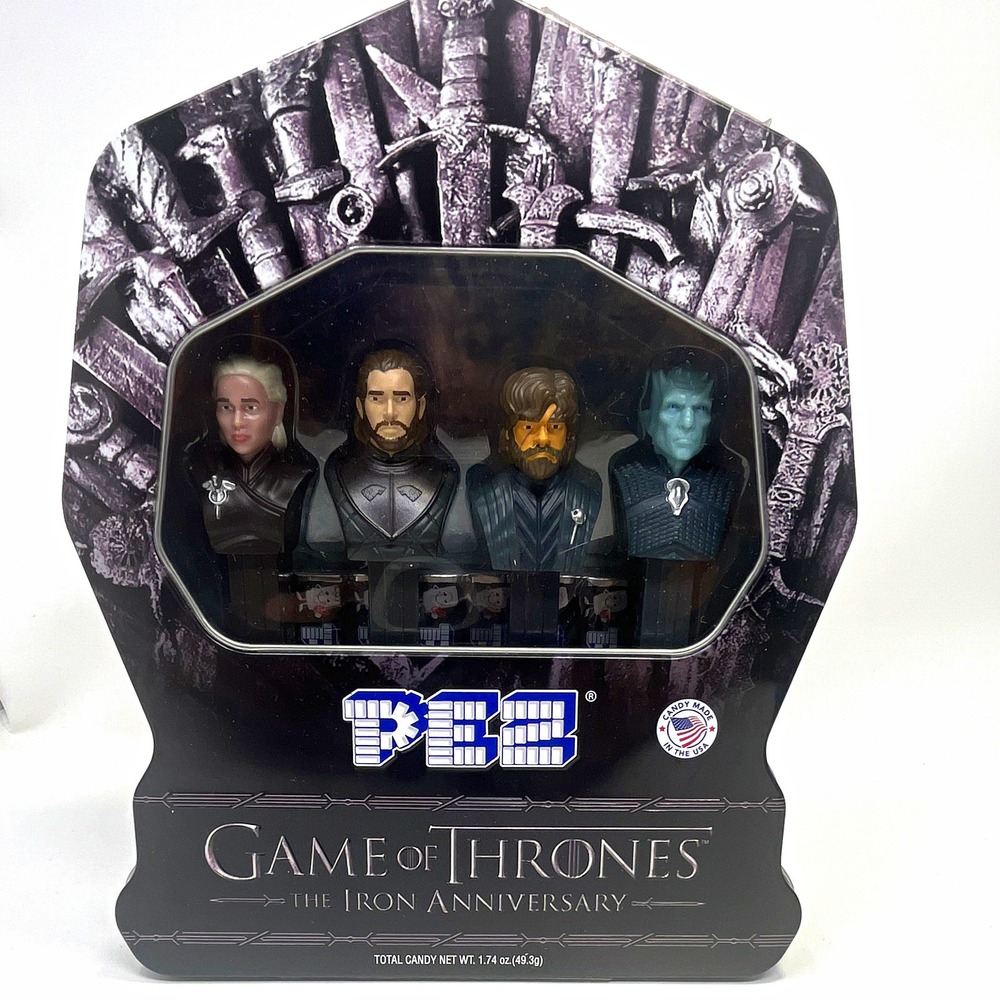PEZ Game of Thrones 10th Iron Anniversary 4 Dispenser Gift Set